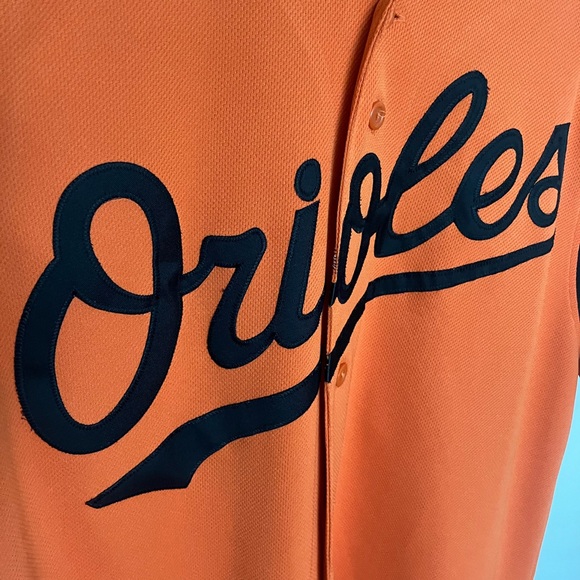 Orange Baltimore Orioles baseball jersey (away) - Large - Majestic, MLB, Y2K - Picture 3 of 11